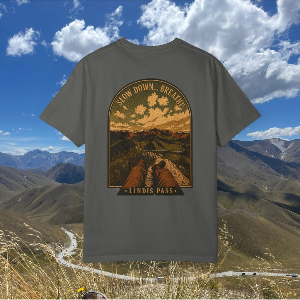 Slow down, Breath. Lindis Graphic Tee